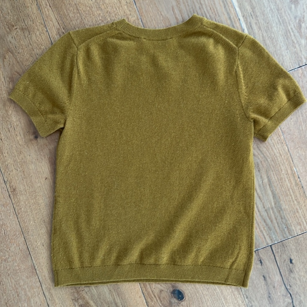 Everlane 100% Cashmere Short Sleeve Sweater - Picture 4 of 6